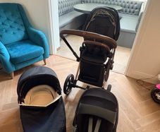 Cybex Priam Platinum Rose Gold 3in1 Travel System. Professionally Cleaned