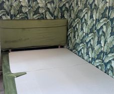 double bed base & headboard