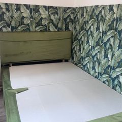 double bed base & headboard