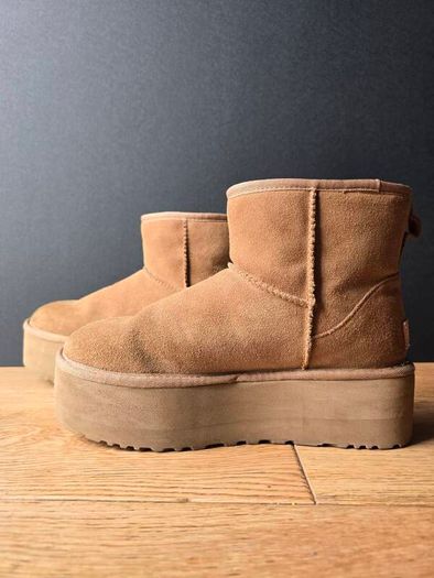 UGG Classic Mini Platform Boots Chestnut  EU 39  UK 6