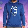 Among Us SUSPECT Hoodies, Imposter Hoodie, Among Us Sweatshirt, Gamer Hoodies for Kids, Xmas Birthday Among Us Gift for Friend Image 4