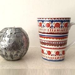 Hammered Metal Tea Light Holder