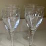 John Rocha Red Geo Wine Glasses x 6 Image 7