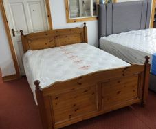Bed frame and mattress
