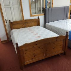 Bed frame and mattress