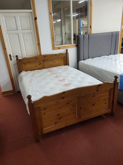 Bed frame and mattress