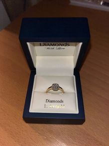 Diamond and Gold engagement ring
