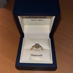 Diamond and Gold engagement ring