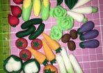 cake cupcake toppers veggies gardening sugar paste toppers