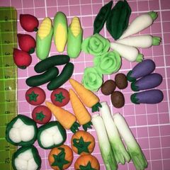 cake cupcake toppers veggies gardening sugar paste toppers