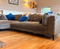 L shaped sofa