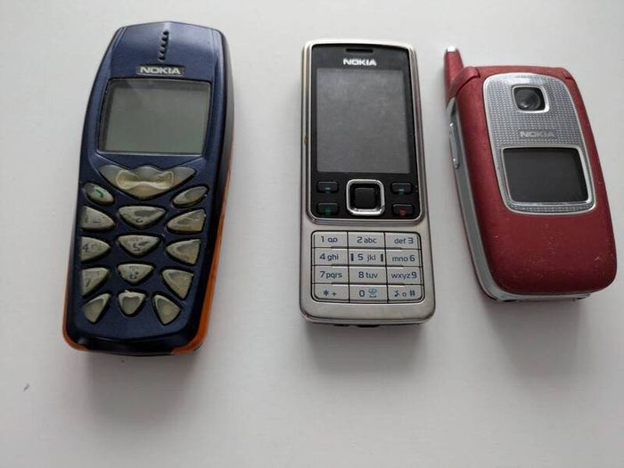 Vintage Nokia Mobile Phones Collection Nokia 3510i, Nokia 6300 ,Nokia 6103