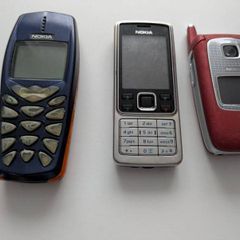 Vintage Nokia Mobile Phones Collection Nokia 3510i, Nokia 6300 ,Nokia 6103