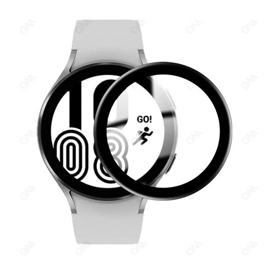 5D Fibre Glass Protective Film For Samsung Galaxy Watch 4  44mm  Soft Screen Protector Cover for Samsung Watch4 44mm size