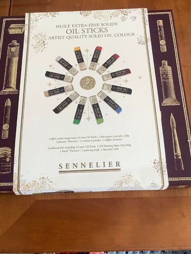 Sennellier Artist quality Oil Pastels sticks.