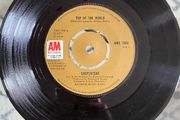 7 inch vinyl single. Carpenters- Top of the world