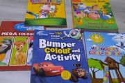 5 colouring books