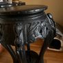 Antique Chinoiserie Wood Pedestal Stand Display Image 3