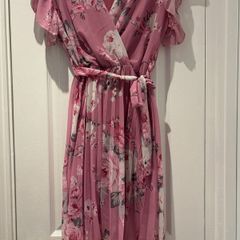 Pink Floral Dress BNWT