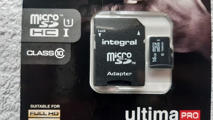 Integral Ultima Pro 16GB MicroSD HC Full HD 3D recording memory card