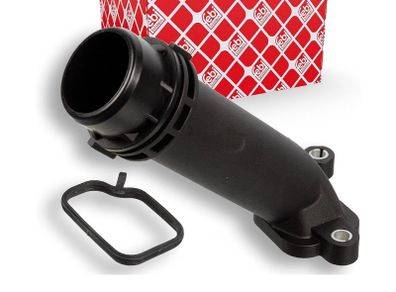 BMW  Coolant Flange with Gasket no 11127810707 new Febi F10