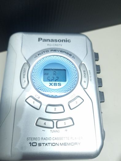 Vintage Panasonic RQ-CR07V Stereo Radio Cassette Player / Walkman Style