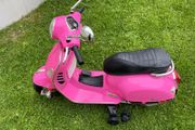 Vespa Scooter 7.2V Lithium Electric Ride On Pink
