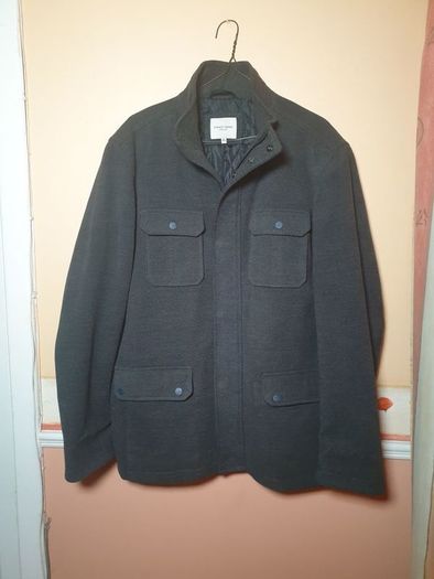 mens stanley adams Charcoal 4 pocket winter coat Size XL chest 46-48 inch