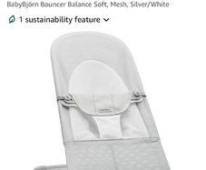 Like New Babybjorn Bouncer Balance Soft Mesh