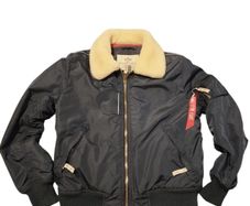 Alpha Industries Dark Blue Bomber Jacket