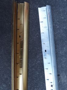 Carpet edge ending profile flexible carpet transition trim strips