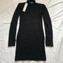 Remain Birger Christensen Black Knitted High Neck Mini Sweater Dress RRP 150E Image 2