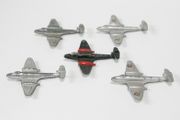 Set of Dinky die-cast 732 Meteor planes