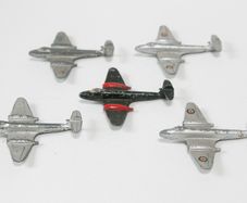 Set of Dinky die-cast 732 Meteor planes