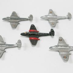 Set of Dinky die-cast 732 Meteor planes
