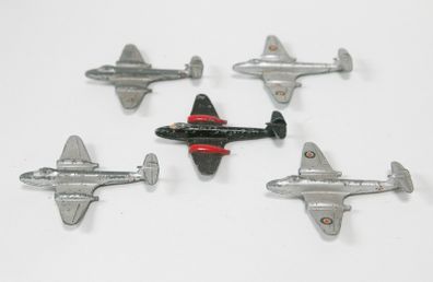 Set of Dinky die-cast 732 Meteor planes