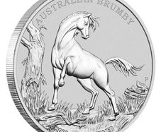 2022 Australia 1 Dollar 1 oz Silver Bullion Coin - Australian Brumby Horse (In Capsule)
