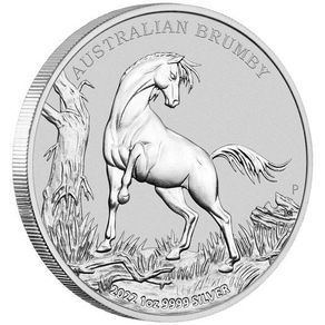 2022 Australia 1 Dollar 1 oz Silver Bullion Coin - Australian Brumby Horse (In Capsule)