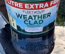 Fleetwood Weatherclad Exterior Paint Alpen White (Cream)