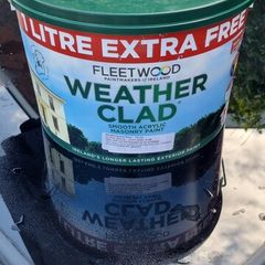 Fleetwood Weatherclad Exterior Paint Alpen White (Cream)