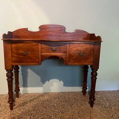 Antique William IV Mahogany Low Sideboard - Compact Size