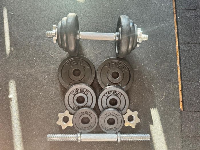 10KG Adjustable Dumbbells Pair - 20KG Total Weight