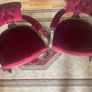 Two victorian tub chairs Image 3