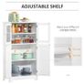 Bathroom Floor Cabinet Storage Unit Kitchen Cupboard W/ Doors & Adjustable Shelf (FREE POSTAGE) Image 6