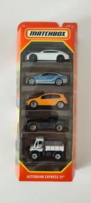 Matchbox various 5-packs, new.