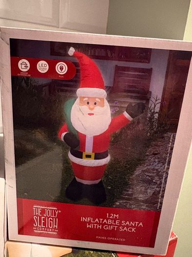 Blown up Santa