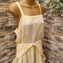 Vintage 1970s Charlies Angels/ Dynasty vibes summer dress Gold label by Tricoville Postage included Image 6