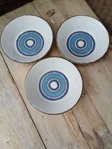 Midwinter Moon, vintage  Bowl, Midwinter Stonehenge
