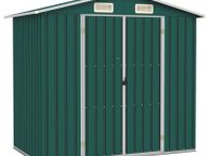 main image for ad Garden Shed Green 205x129x183 cm Galvanised Steel