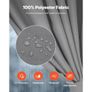 Gazebo Privacy Curtain 12' x 10' x 6.7' Waterproof Gazebo Curtains Gray Image 2